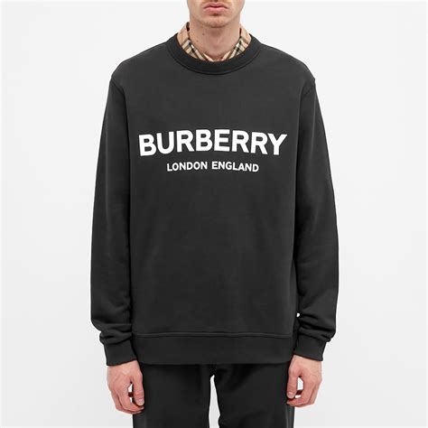 Burberry Lanslow Logo Crew Sweat Black 